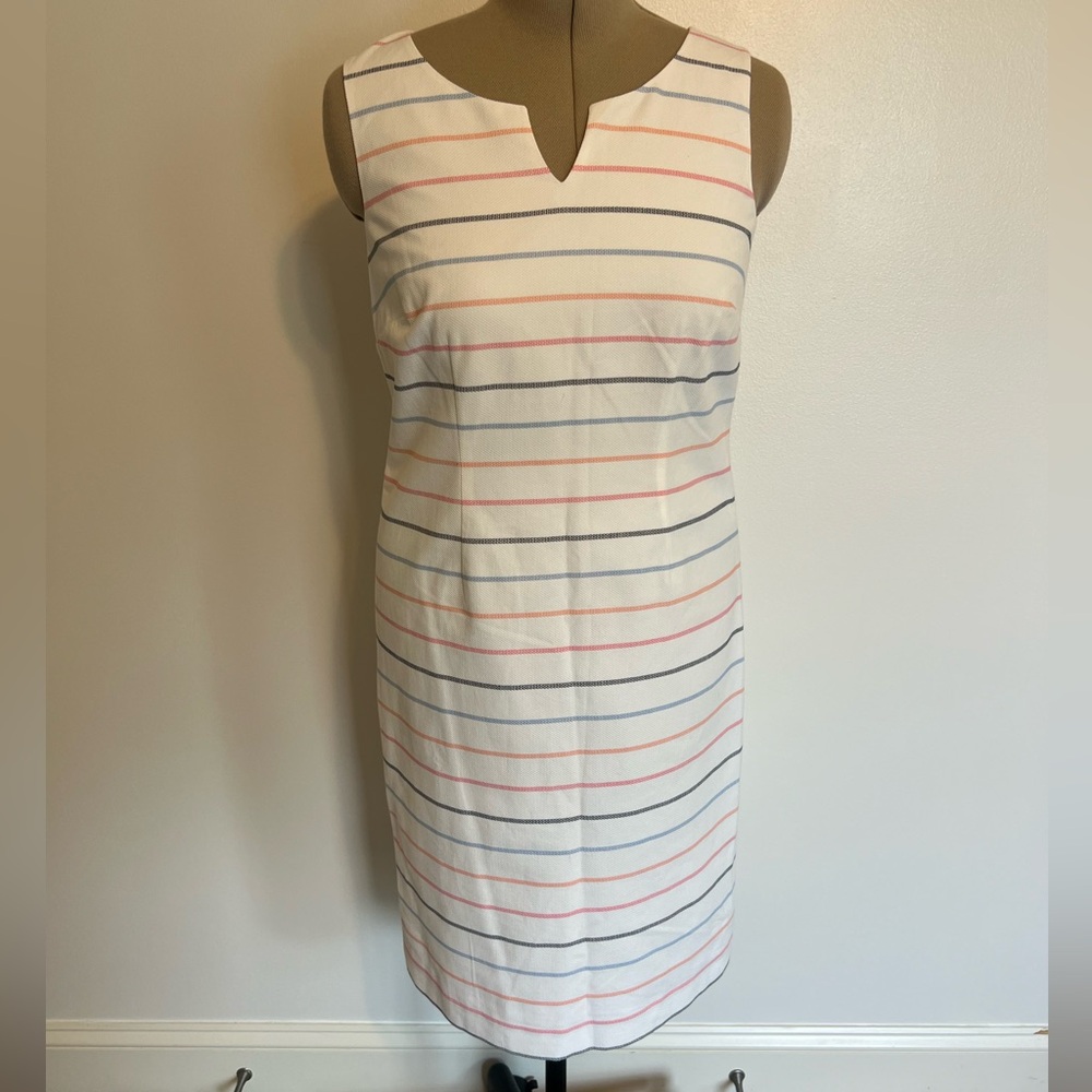 Talbots Striped Colorful Dress